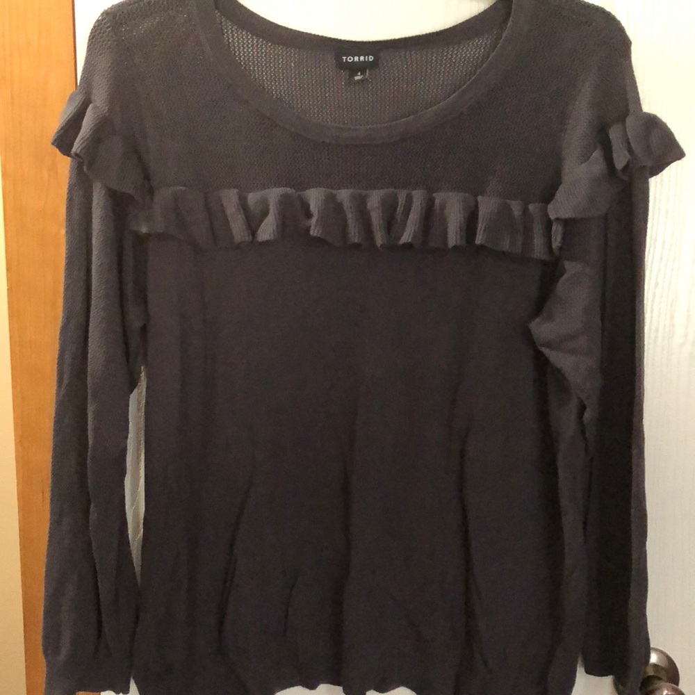 Torrid charcoal sweater size 4x
